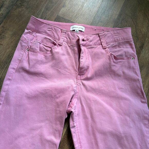 Gibson Latimer Bundle Lot of 3 Skinny Pants Women's 8 Pink Yellow Dark Blue - Picture 7 of 14